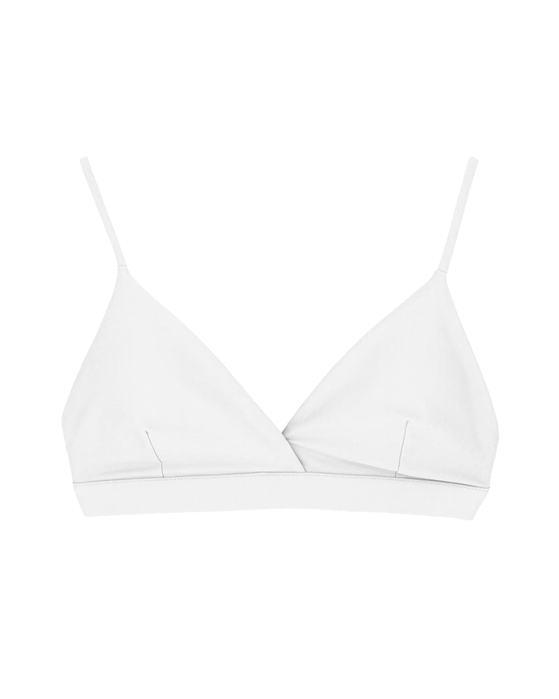 CALMA Bikini Top  -white-（三角 ビキニ トップ）