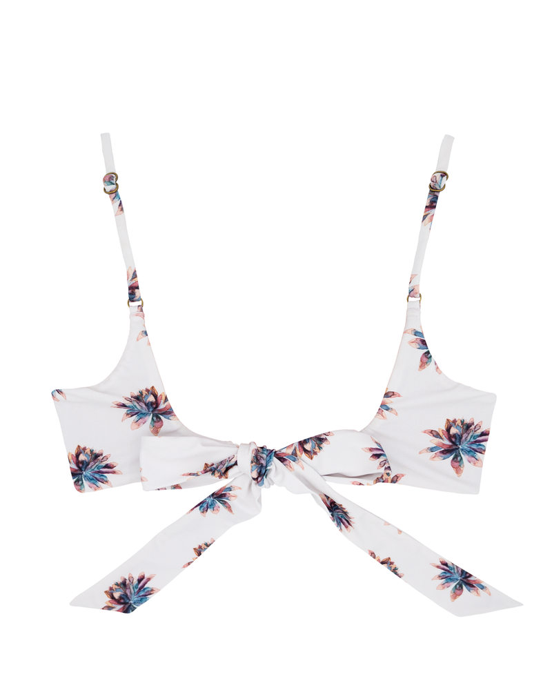 EMA Bikini Top  -succulents spirit / white-