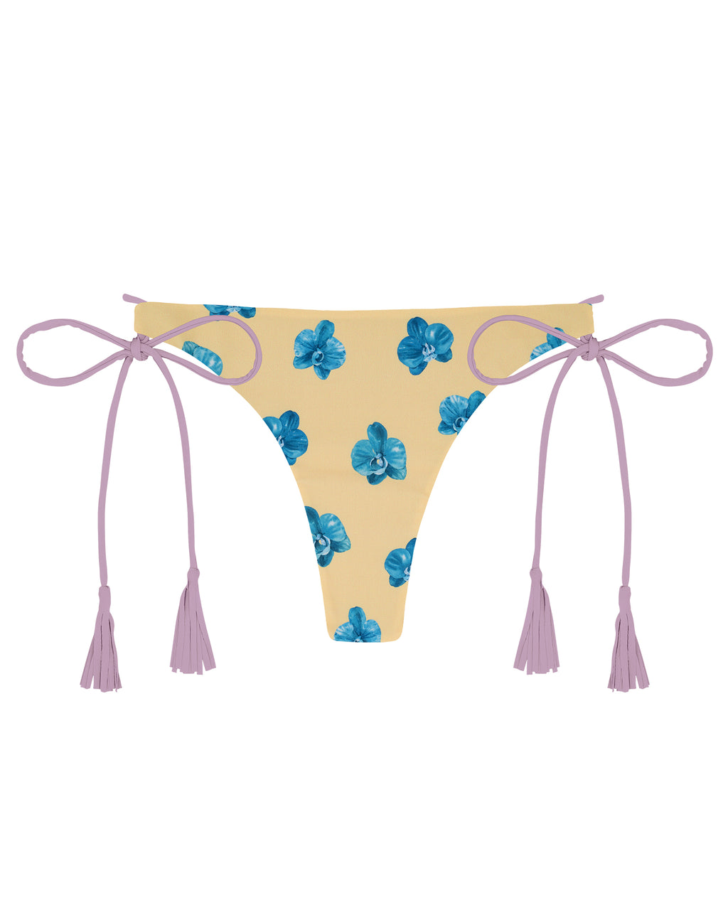 RESELVES ビキニ 水着EMA ocean lily 花柄 黄色 水色 リバーシブル】HILO Bikini Bottom -ocean lily- – RESELVES