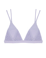 HILO Bikini Top -periwinkle-（シャーリング トライアングル ビキニ トップ）