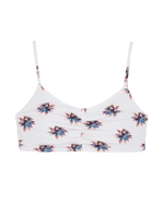 EMA Bikini Top  -succulents spirit / white-