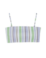 HELEN Bikini Top -mulch stripe-（リブ生地 バンドゥ ビキニトップ）