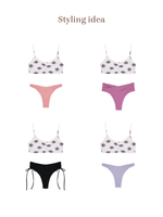EMA Bikini Top  -succulents spirit / white-