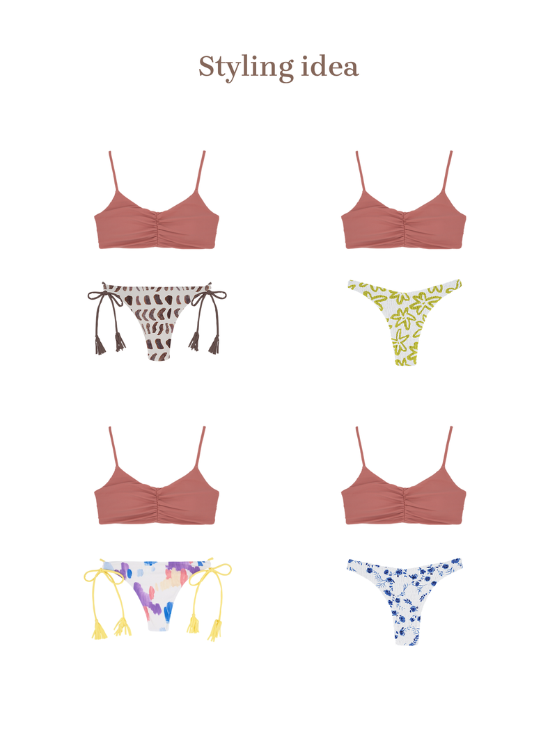 EMA Bikini Top  -desert rose-
