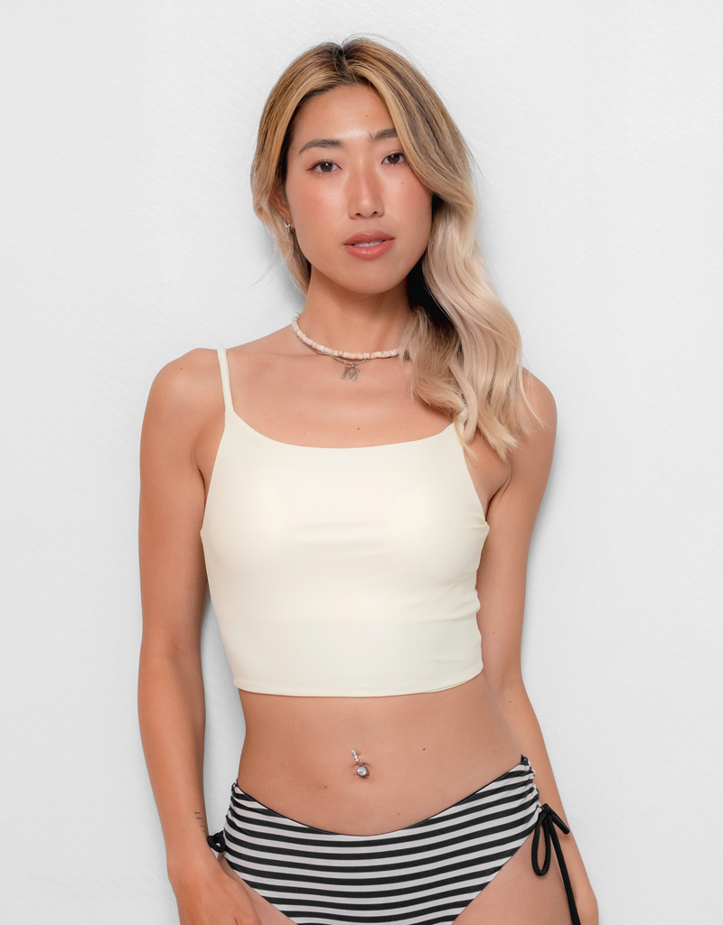 SYLVIE Bikini Top  -soy milk-