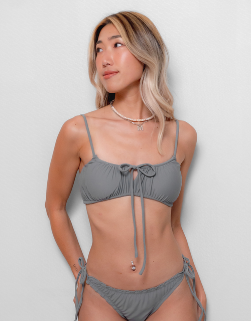 CATHY Bikini Top  -storm cloud-