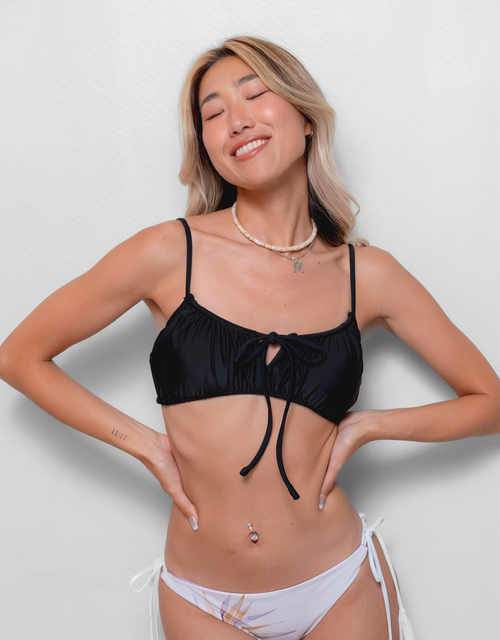 CATHY Bikini Top  -black-