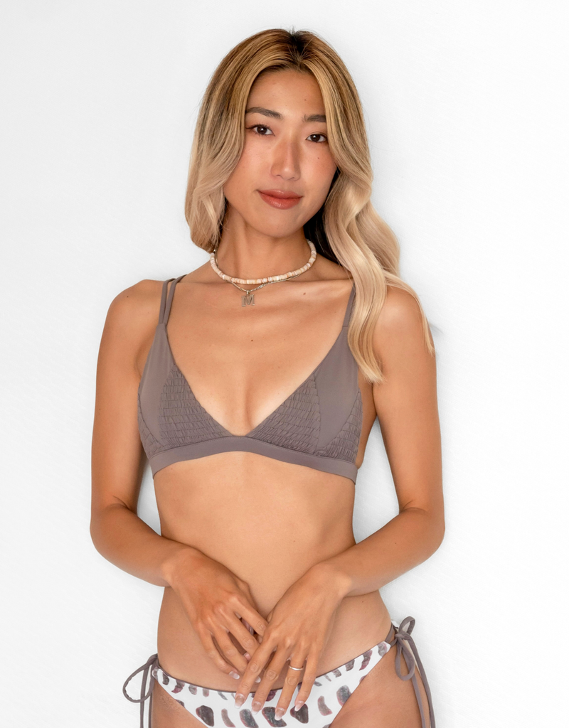 reselves シャ-リングswimwear RESELVES シャーリングトライアングルビキニ M 水着 ビキニ 通販