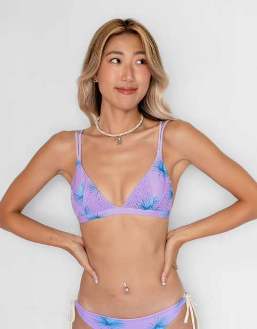 HILO Bikini Top -beachy icon-（シャーリング トライアングル ビキニ トップ）