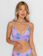 NOA Bikini Top  -beachy icon- (シャーリング ワイドアンダー トライアングル ビキニ トップ）