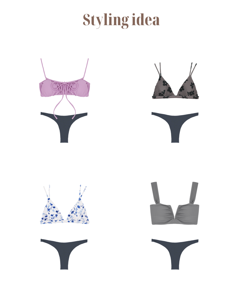 DEISIE Bikini Bottom -charcoal-（ビキニ ボトム）