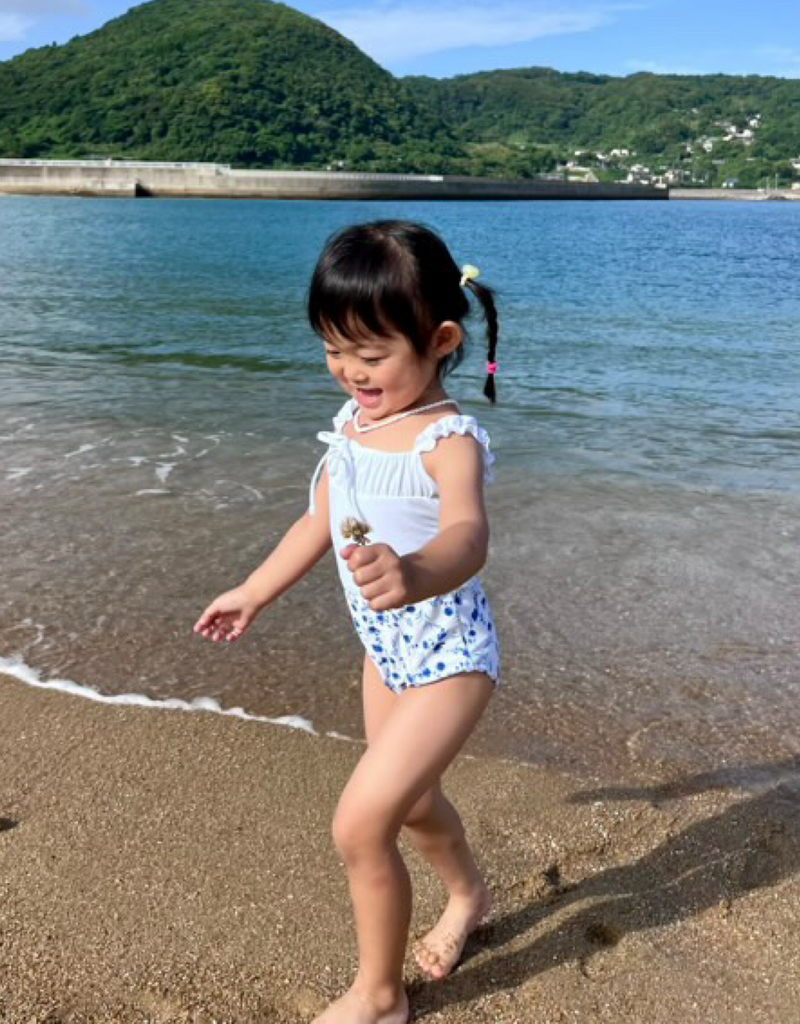 Baby one-piece  -happiness in the blue-