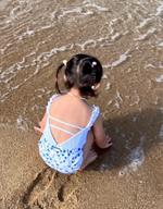 Baby one-piece  -happiness in the blue-