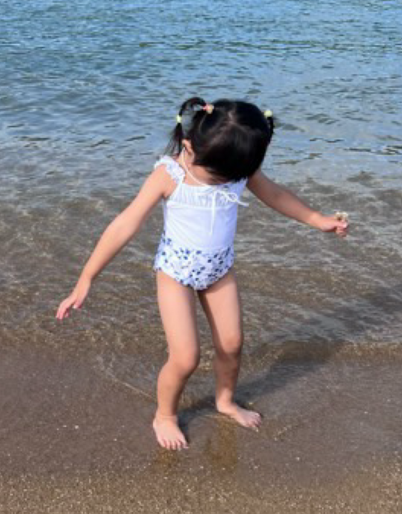 Baby one-piece  -happiness in the blue-