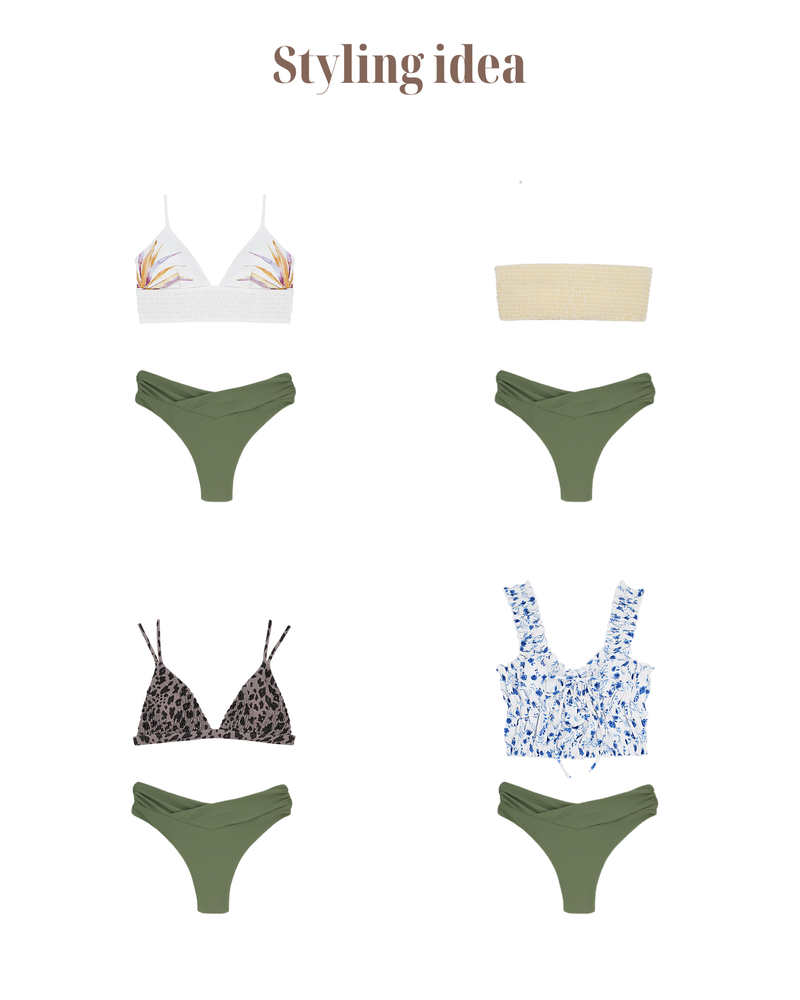 JANE Bikini Bottom  -olive green-（ビキニ ボトム）
