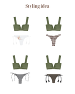 JANE Bikini Top  -olive green-（ビキニ トップ）