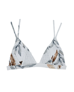 HILO Bikini Top -leaf hope-（シャーリング トライアングル ビキニ トップ）