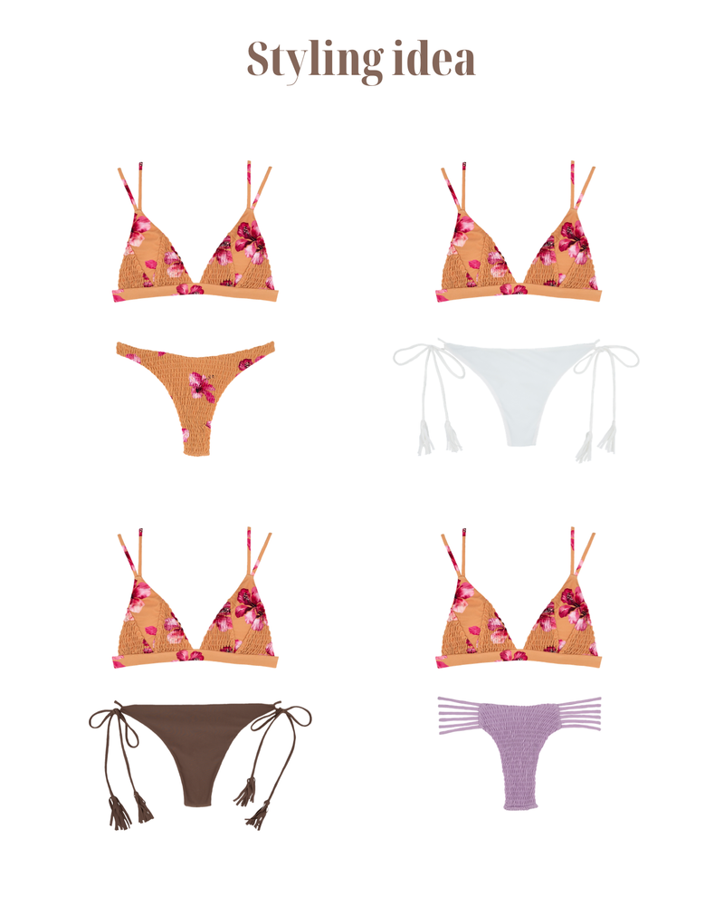HILO Bikini Top -islander-（シャーリング トライアングル ビキニ トップ）